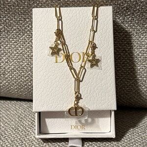 Dior Gold phone charm with Star Charms